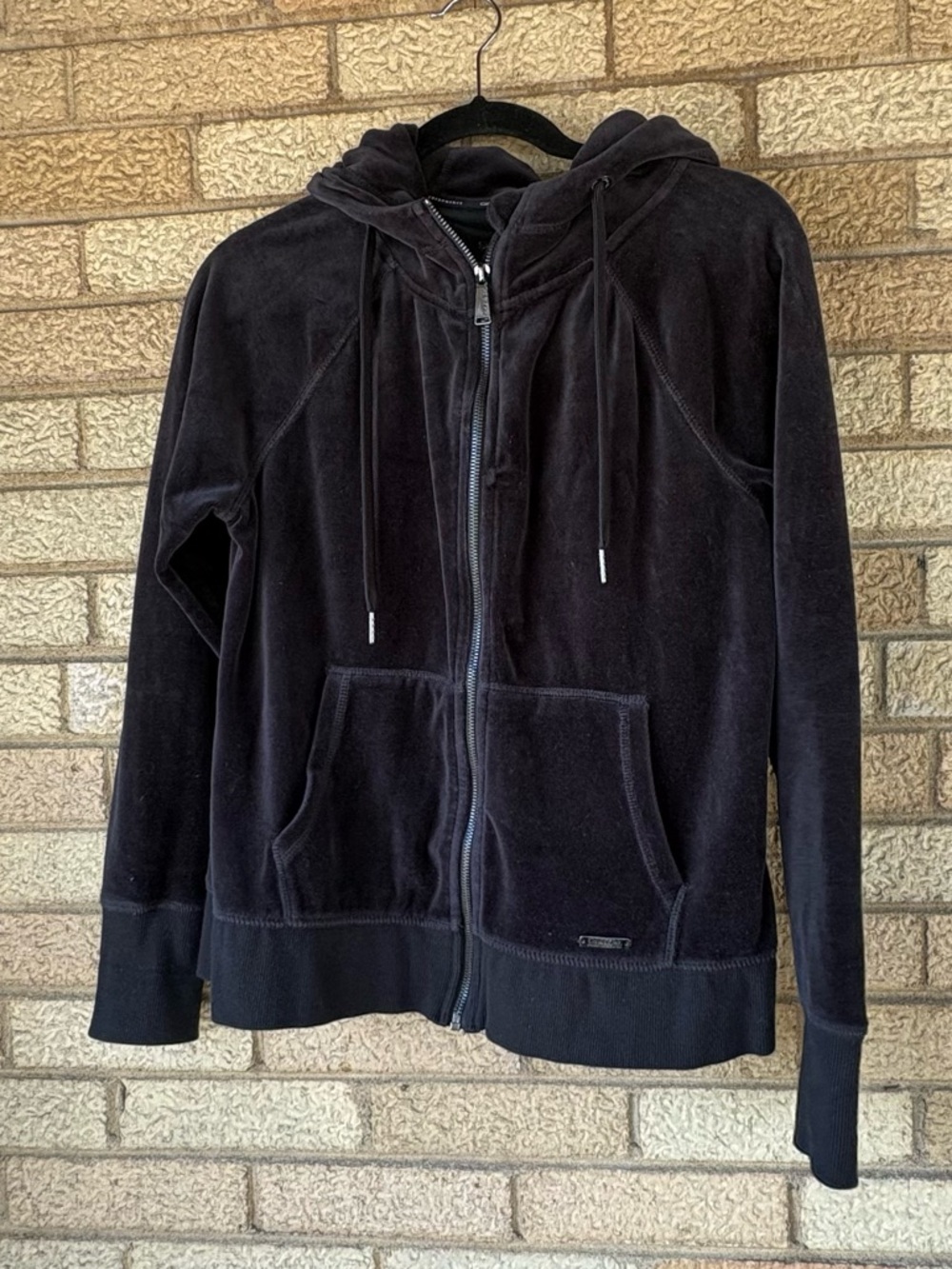 Calvin Klein Performance Black Zip-Up Hooded Jacket